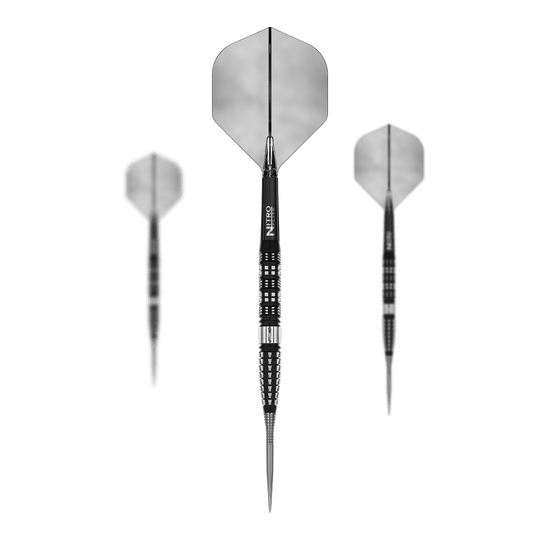 Auf dem Bild sind die Red Dragon Recon Tapered Steeldarts als Set zu sehen. Sie bieten ein modernes Design und zuverlässige Leistung.