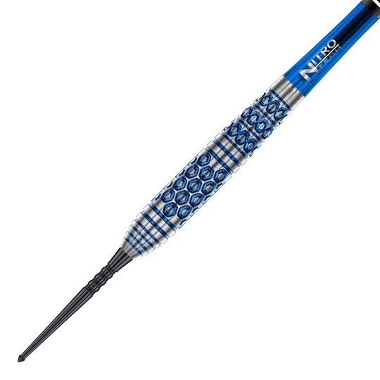 Red Dragon Luke Humphries TX5 stalen dartpijlen Abgebildet ist das Produkt Red Dragon Luke Humphries TX5 Steeldarts. Das Bild zeigt die Steeldarts aus einer bestimmten Perspektive.
