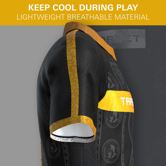 Target Adrian Lewis dartshirt 2026 Target Adrian Lewis Dartshirt 2026 ist auf diesem Bild zu sehen. Es handelt sich um ein Dartshirt für Fans von Adrian Lewis.