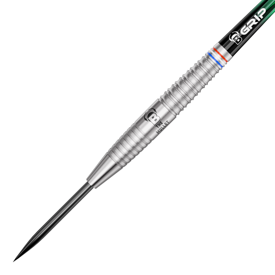 Bulls Danny Jansen G2 stalen dartpijlen Zu sehen ist der Bulls Danny Jansen G2 Steeldarts. Das Foto präsentiert die Beschaffenheit und Optik des Steeldarts.