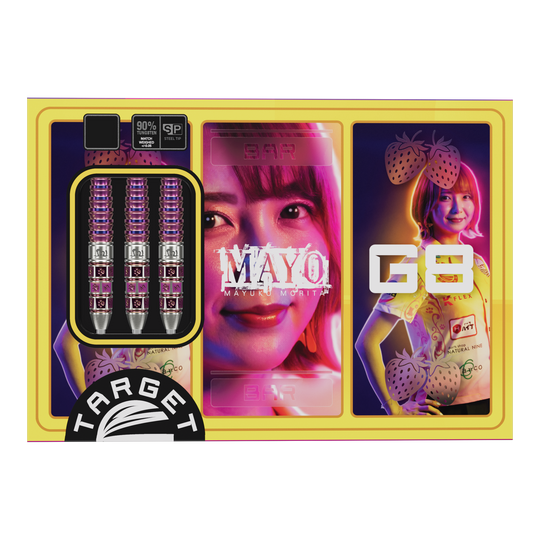 Target Japan Prime Series Mayo GEN8 Swiss Point stalen dartpijlen Target Japan Prime Series Mayo GEN8 Swiss Point stalen dartpijlen