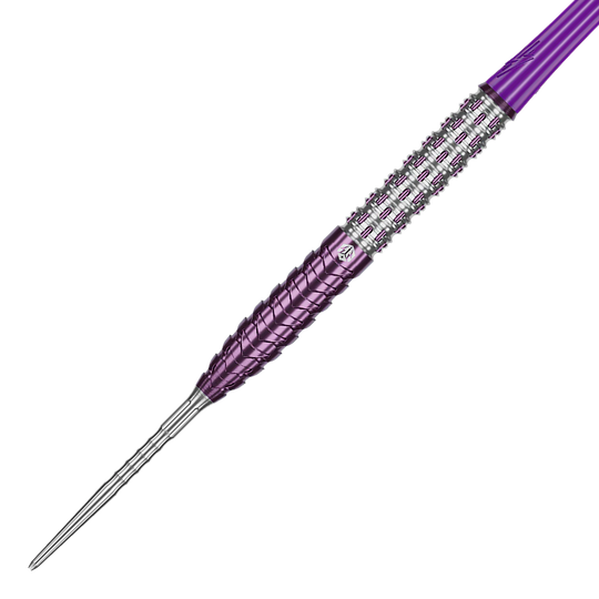 Caliburn Awakening ET stalen dartpijlen Auf dem Bild befinden sich die Caliburn Awakening E.T. Steeldarts. Die Darts sind aus einem anderen Blickwinkel aufgenommen.