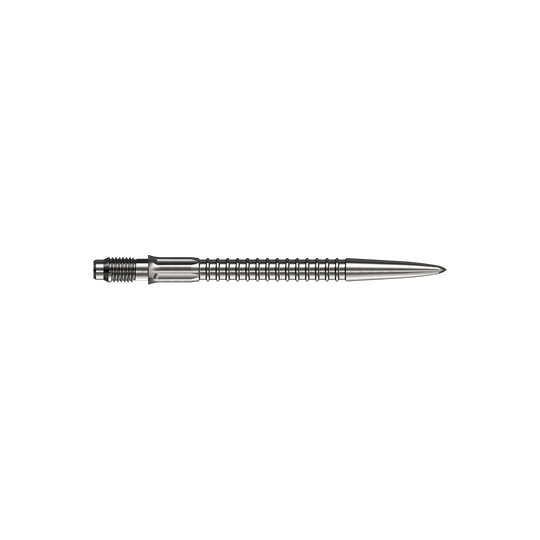 Mission R2.5 Rapid Point GV1 Dartpunten - Zilver Das Bild zeigt Mission R25 Rapid Point GV1 Dartspitzen in Silber, 30mm. Hier handelt es sich um Ersatzspitzen für Darts.