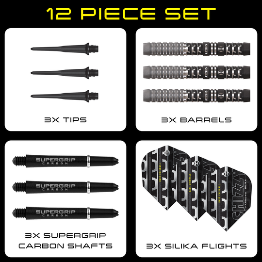 Harrow's Dave Chisnall Chizzy Series 4 zachte darts Zu sehen sind die Harrows Dave Chisnall Chizzy Series 4 Softdarts. Diese Softdarts bieten eine ausgezeichnete Qualität für Dartliebhaber.