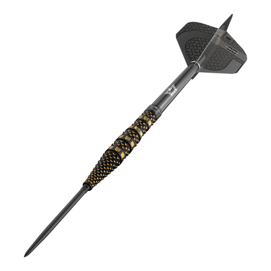 Bulls NL Advantage 95 Slope Convertible Point stalen dartpijlen Das Bild zeigt Bulls NL Advantage 95 Slope Convertible Point Steeldarts. Die Darts besitzen ein modernes Design.