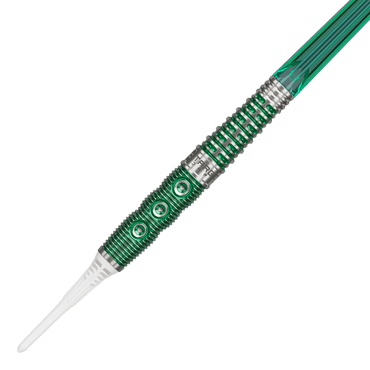 Target Japan Prime Series Motomu Sakai Xeno GEN1 Soft Darts - 19g Dieses Bild zeigt die Target Japan Prime Series Motomu Sakai Xeno GEN1 Softdarts mit 19g Gewicht. Sie sind eine beliebte Wahl für anspruchsvolle Dartspieler.