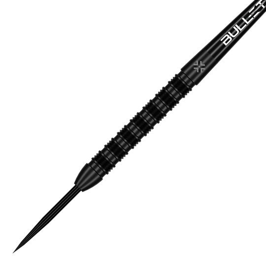 Bullet Shadow stalen darts Gezeigt werden die Bullet Shadow Steeldarts. Sie zeichnen sich durch ihr elegantes Aussehen und hochwertige Qualität aus.