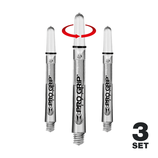 Target Pro Grip Spin Shafts - 3 Sets - Transparant
