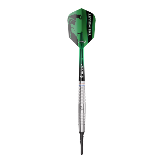 Bulls Danny Jansen softdarts - 20 g Das Produkt Bulls Danny Jansen Softdarts - 20g ist auf dem Bild zu sehen. Die Aufnahme zeigt die spezifischen Details des Softdarts.