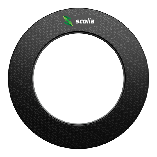 Scolia Signature Dartboard Surround Das Bild zeigt das Produkt Scolia Signature Dartboard Surround. Es handelt sich um einen speziellen Schutzring für Dartscheiben.