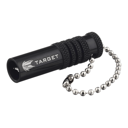 Verwijderaar van asresten voor Target Extractor-gereedschap - Zwart Abgebildet ist das Target Extractor Tool Shaftrestentferner in Schwarz. Es handelt sich um ein Werkzeug zum Entfernen von Dart Shafts.