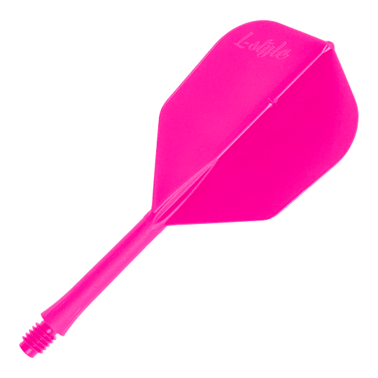 L-Style BarVluchten 2BA L3 - 260 Hier ist ein Dart-Flug in Neon-Pink zu sehen. Abgebildet ist der Artikel 'LSF-905_L-Style_BarFlight_NeonPink_1'.