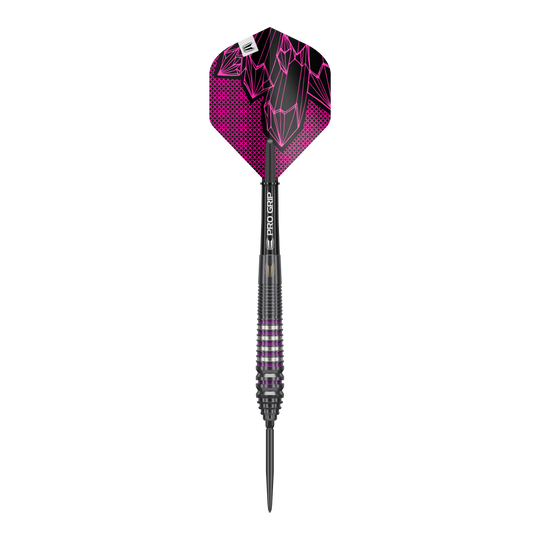 Das Bild zeigt Target Lorraine Winstanley GEN2 Swiss Point Steeldarts - 24g. Es handelt sich um hochwertige Darts für Turnierspieler.