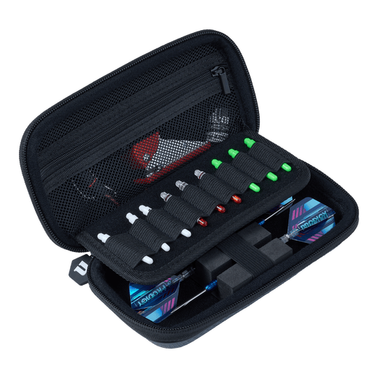 Unicorn Vanguard Small Dartcase - Grijs Hier sieht man das Unicorn Vanguard Small Dartcase in der Farbe Grau. Das Etui ist ideal, um Darts und Zubehör zu verstauen.
