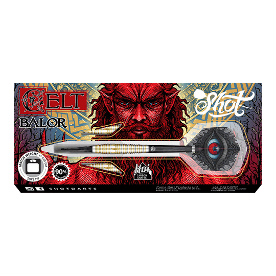 Shot van Celt Balor zachte darts