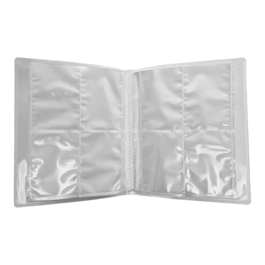 Panini blanco verzamelmap Auf dem Bild ist der Panini Blanko Sammelordner abgebildet. Der weiße Sammelordner ist für Panini-Sammelkarten geeignet.