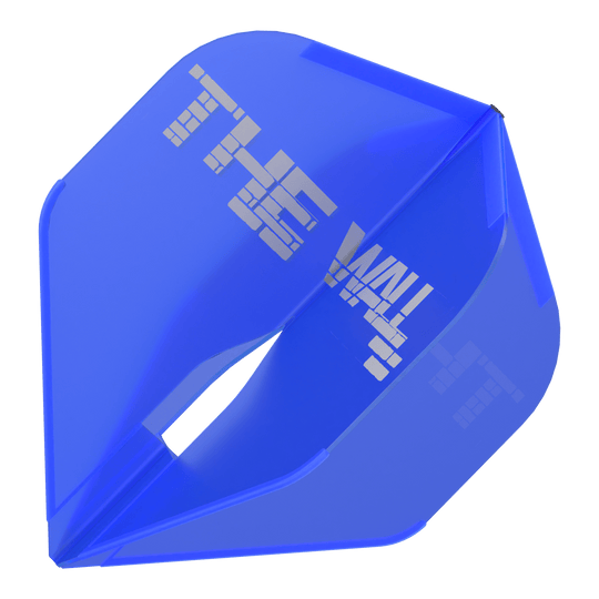 L-Style Martin Schindler Blue L1PRO Vluchten Dies ist ein blauer Dartflight des Modells "L-Style Martin Schindler Blau L1PRO". Auf dem Flight steht in weißen Blockbuchstaben "THE WALL".