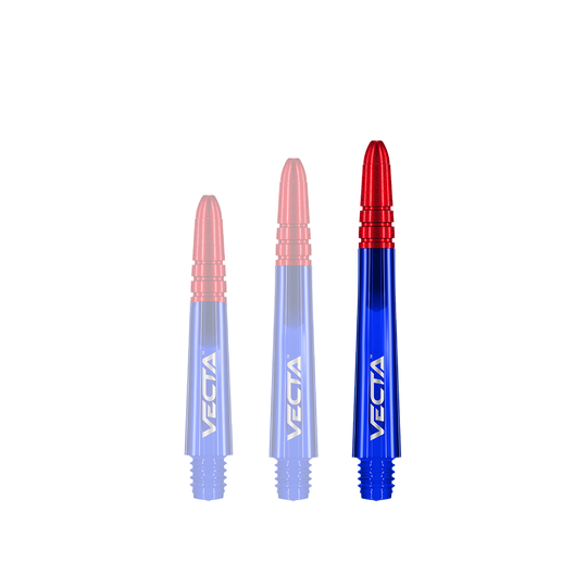 Winmau Vecta Shafts - Blau Rot