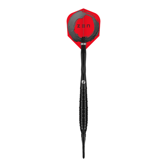 Shot ZEN Bomber softdarts - 20g Das Bild präsentiert die Shot ZEN Bomber Softdarts - 20g. Diese Darts bieten ein gutes Wurfgefühl und eine hohe Verarbeitungsqualität.