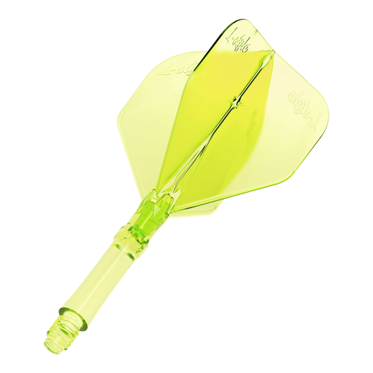 L-Style L-Systeem Flights - Neongeel Abgebildet ist das Produkt L-Style L-Sytem Flights - Neon Yellow. Diese neon-gelben Flights werden für Darts genutzt.