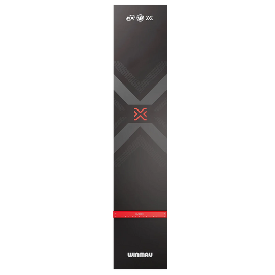 Winmau Blade X PVC dartmat Die Abbildung zeigt die Winmau Blade X PVC Dartmatte. Die Dartmatte besteht aus strapazierfähigem PVC und ist für den Schutz des Bodens beim Dartspiel konzipiert.