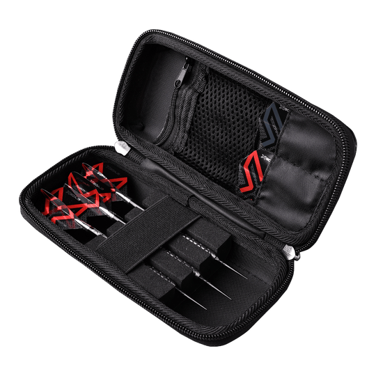 Winmau Blade X Armor G1 dartportemonnee Hier ist das Winmau Blade X Armor G1 Dartwallet abgebildet. Dieses Dartwallet dient zur sicheren Aufbewahrung von Dartzubehör.