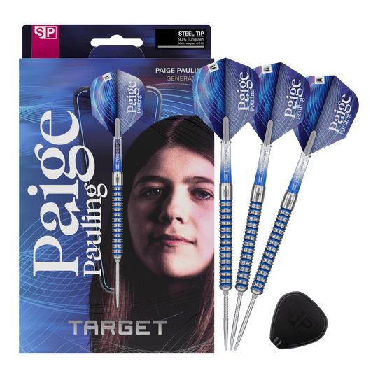 Target Paige Pauling GEN1 Swiss Points stalen dartpijlen - 22 g