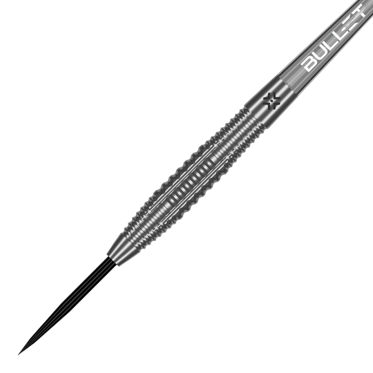 Bullet Ranger stalen darts Das Bild zeigt Bullet Ranger Steeldarts. Die Steeldarts liegen nebeneinander und sind gut sichtbar.