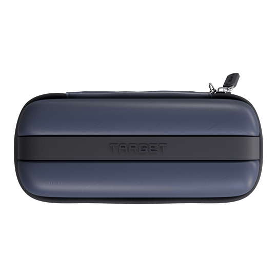 Target BOA Dartcase Das Bild zeigt ein Dartcase in Navy und Dunkelgrau. Es handelt sich wahrscheinlich um das Target BOA Dartcase.