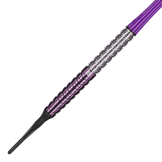 Caliburn Awakening ET softdarts - 20,5 g Das Bild zeigt die Caliburn Awakening E.T. Softdarts - 20,5g. Die Darts liegen prominent vor weißem Hintergrund.
