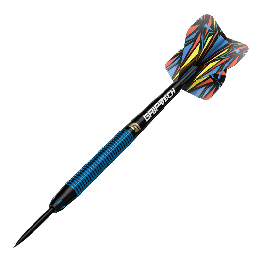 GOAT Atleet Blauwe Wolfraam Stalen Darts Abgebildet sind GOAT Athlete Black Tungsten Steeldarts. Sie werden häufig in Wettkämpfen verwendet.