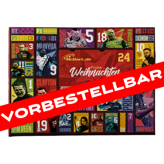 McDart stalen dartpijlen adventskalender 2026
