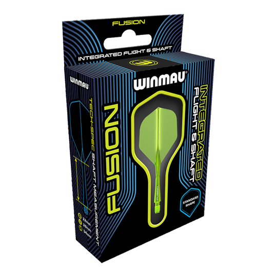 Winmau Fusion Flight Shaft-systeem standaard geel