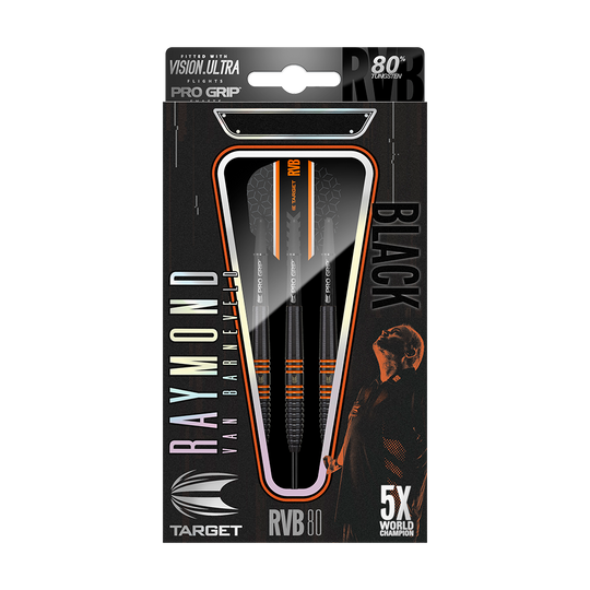 Target RVB 80% Black Tungsten stalen darts