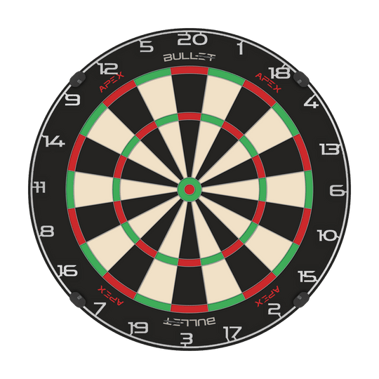 Bullet Dartboard Nummerring Dargestellt ist ein weiterer silberner Dartboard-Zahlenring. Er wird verwendet, um die Punktzahlen beim Dart zu markieren.