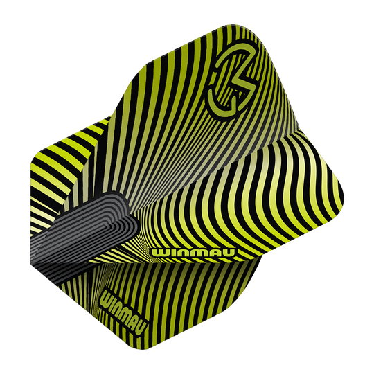 Winmau Prism Delta MvG Groen Zwart Nr. 2 Standaard Vluchten Hier sieht man die Winmau Prism Delta MvG Green Black No2 Standard Flights. Diese Dartflights verfügen über ein grünes und schwarzes Farbkonzept.