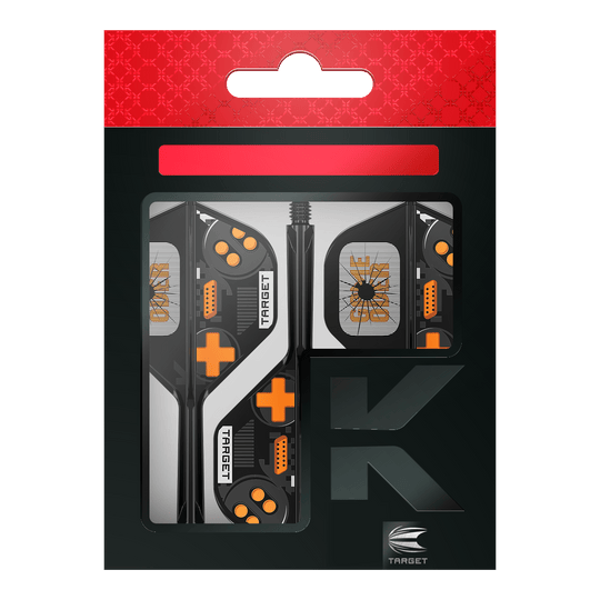 Target K-Flex Game Over No2 standaard flights Zu sehen sind die Target K-Flex Game Over No2 Standard Flights. Sie werden als Zubehör für Dartpfeile verwendet.