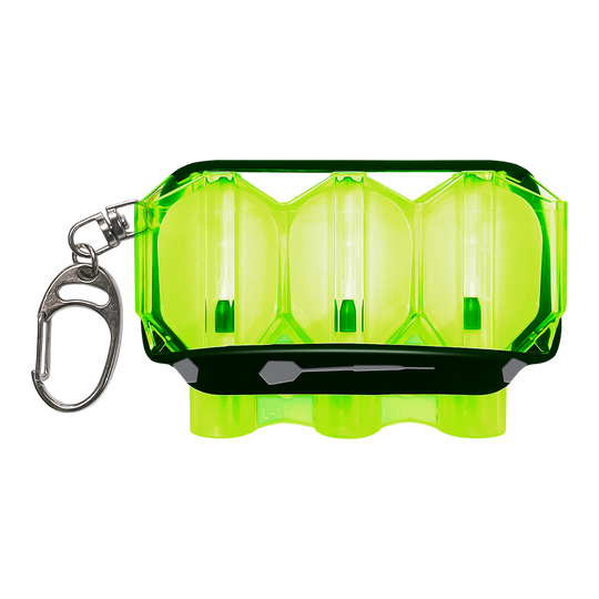 L-Style Krystal Flightcase - Neongeel Dies ist das L-Style Krystal Flight Case in Neon-Gelb. Das Etui besitzt einen Karabinerhaken zum einfachen Befestigen.
