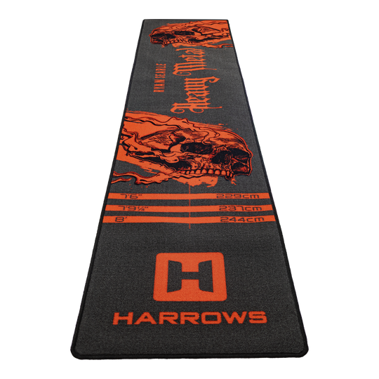 Harrows Ryan Searle Heavy Metal Dartteppich Harrows Ryan Searle Heavy Metal Dartteppich. Der Teppich ist für den Dartbereich konzipiert.