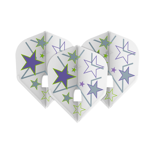 L-Style Ryan Murray V1 White L3PRO Flights L-Style Ryan Murray V1 White L3PRO Flights sind im Set abgebildet. Die Oberfläche ist glatt.