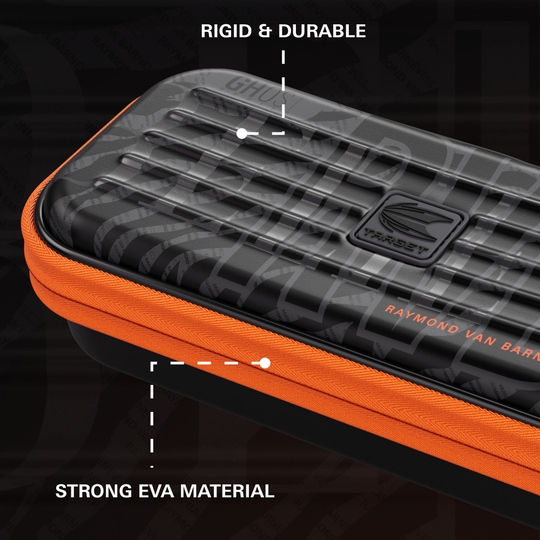 Takoma Ghost Series Raymond Van Barneveld dartkoffer Abgebildet ist das Takoma Ghost Series Raymond Van Barneveld Dartcase. Das Dartcase ist ein spezielles Etui für Darts-Spieler.
