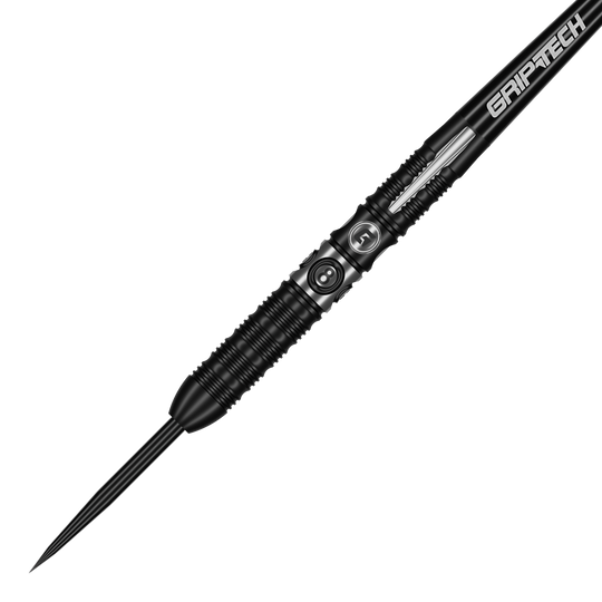 GOAT 8-Ball stalen dartpijlen Die GOAT 8Ball Steeldarts sind auf diesem Produktbild zu sehen. Das Bild zeigt das Design und die Verarbeitung der Steeldarts.