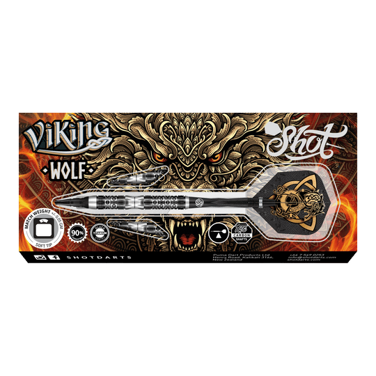 Shot Viking Wolf zachte dartpijlen - 20g