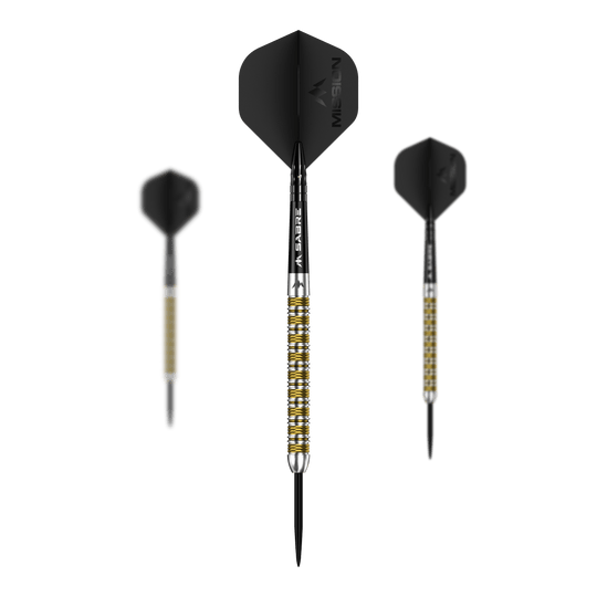Mission Kinsuji Steeldarts sind hochwertige Steeldarts. Dieses Bild zeigt das Produkt in Originalausführung.