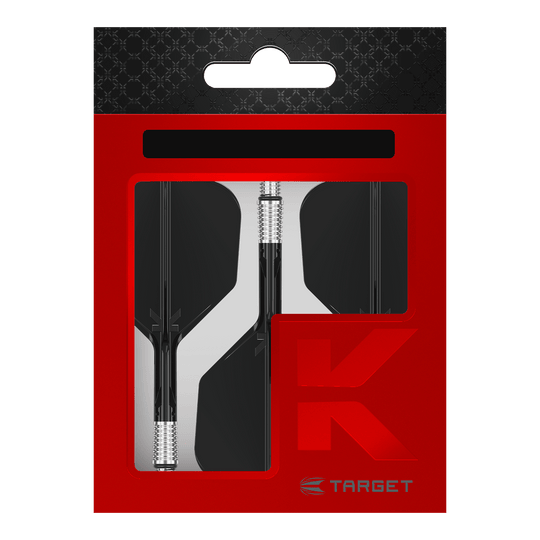 Target K-Shift No6 Flights - Zwart Target K-Shift No6 Flights - Schwarz. Diese schwarzen Dart-Flights von Target sind in No6-Form gestaltet.