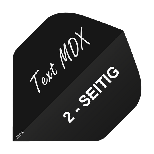 10 set bedrukte meenemers op 2 zijden - gewenste tekst - MDX standaard