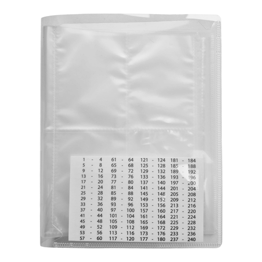 Panini blanco verzamelmap Der Panini Blanko Sammelordner ist zu sehen. Er eignet sich zum Sammeln und Aufbewahren von Panini-Stickern.