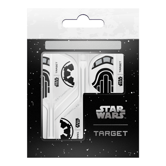 Target Star Wars K-Flex Stormtrooper No2 Standard Flights. Standard-Dartsflights mit Stormtrooper-Motiv inspiriert von Star Wars.