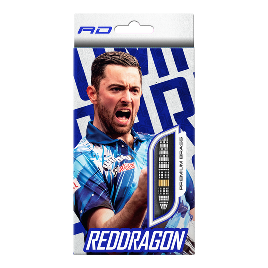 Red Dragon Luke Humphries messing stalen dartpijlen - 21 g