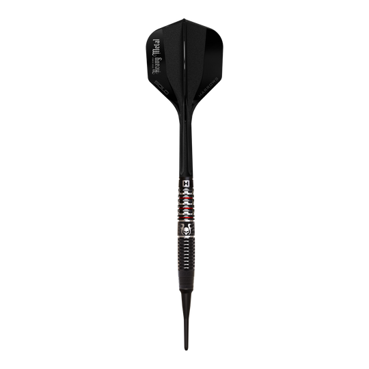 Harrows Ryan Searle Geo Softdarts mit 20g sind abgebildet. Sie haben ein modernes sportliches Design.